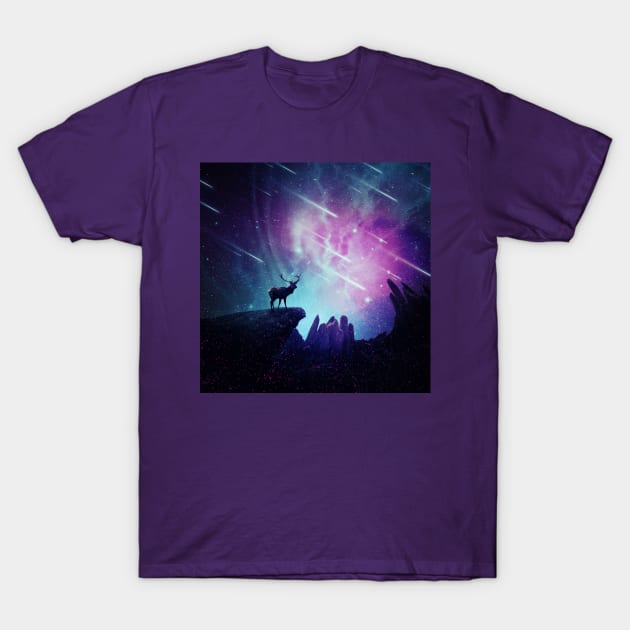 Majestic dear T-Shirt by psychoshadow